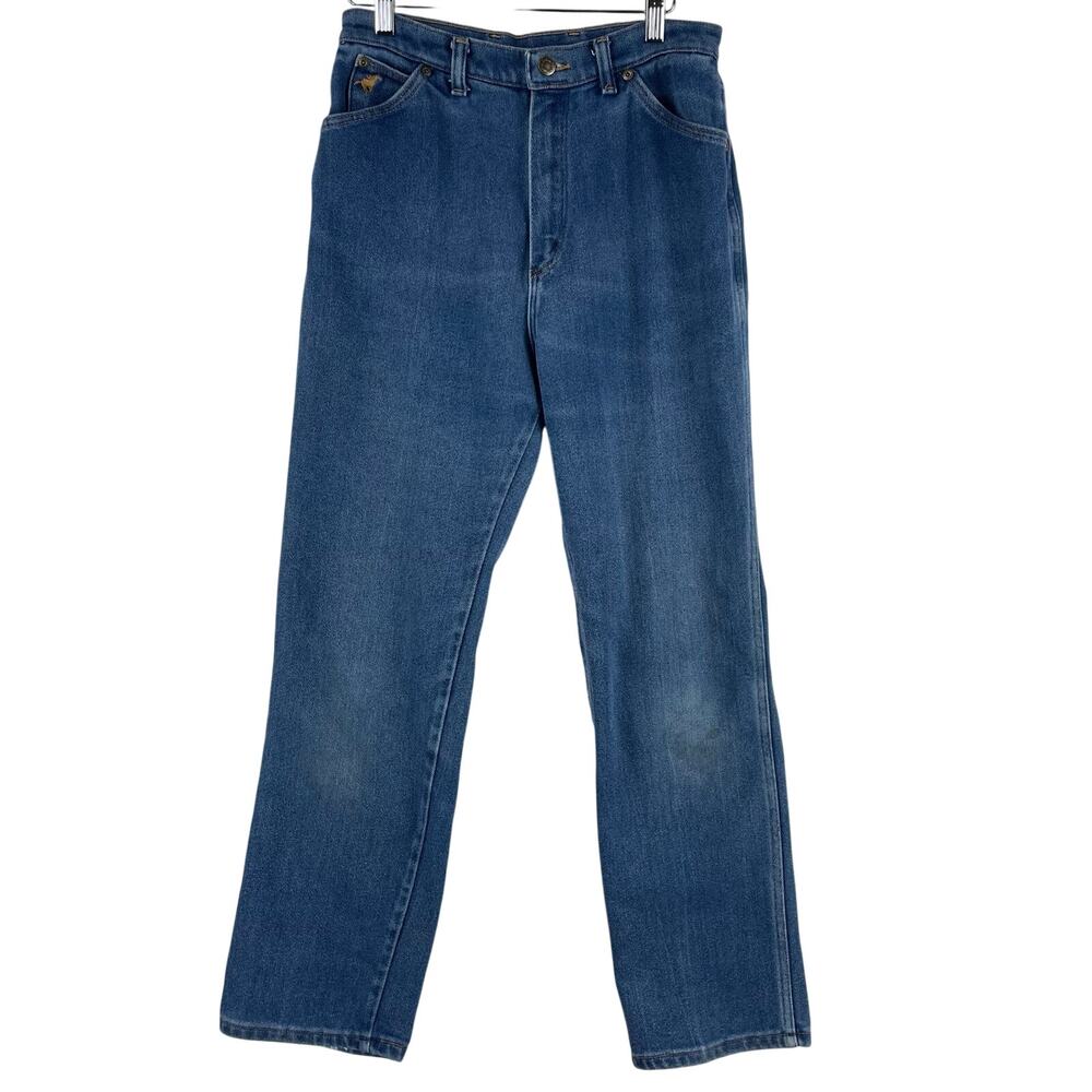 VTG Blue Bell Wrangler WMNS Misses Regular Fit MR920NA Jeans SZ 28 Med Wash USA